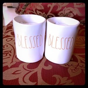 rae dunn new blessed orange fall candles
